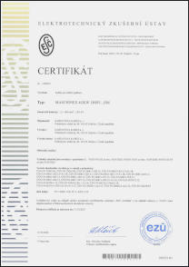 Certifikát výrobku Kabely pro tramvaje